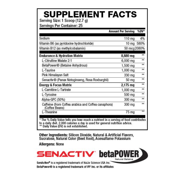 PWR’D UP – Tingle Free Pre Workout